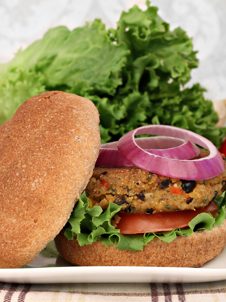 Southwest Black Bean Veggie Burgers Recipe